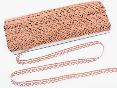 Koronka 1cm bawełniana cielista