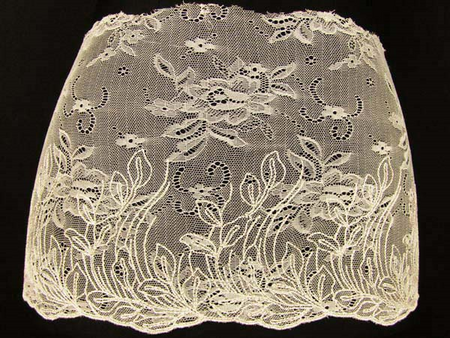 Koronka 20cm tiulowa ecru