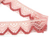Koronka 5,8cm bawełniana różowa