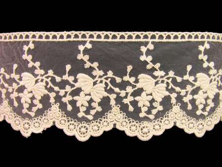 Koronka 9cm tiulowa natural