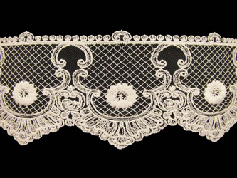 Koronka 9,5cm tiulowa ivory