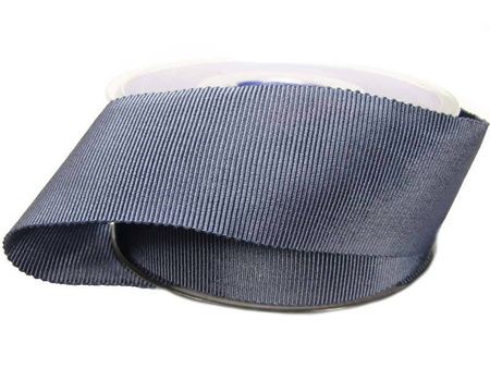 Taśma 40mm ryps bawełniano-wiskozowa indygo