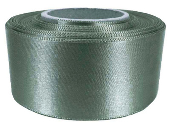 Wstążka 50mm atłas ciemny popiel