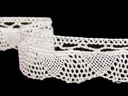 Koronka 2cm bawełniana biała