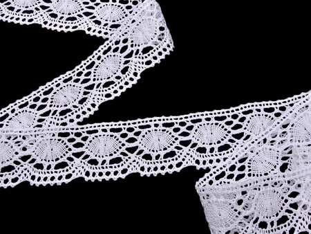 Koronka 4,5cm bawełniana biała