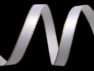 Wstążka 10mm atłas REXOR biała
