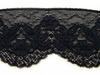 Koronka 7cm elastyczna czarna