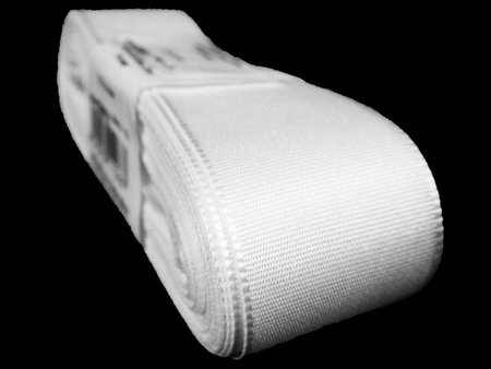 Wstążka 25mm tafta biała