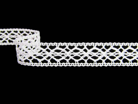 Wstawka 1,3cm bawełniana biała