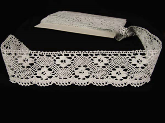 Koronka 6cm bawełniana popiel