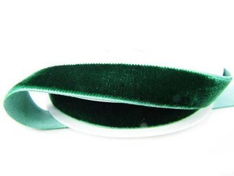 Aksamitka 16mm zielona