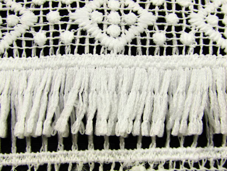 Koronka gipiurowa niebieska