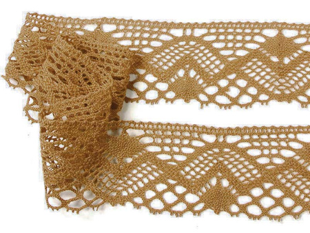 Koronka 6cm bawełniana beż