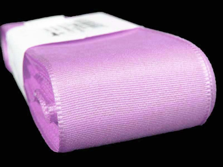 Wstążka 40mm tafta wrzos