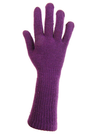 Rękawiczka młodzieżowa 3/4 dziana fiolet