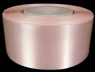 Wstążka 40mm atłas pudrowy róż