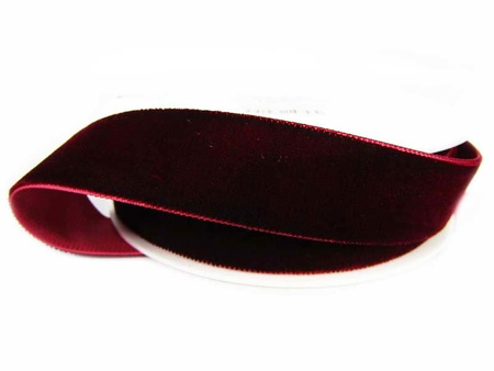 Aksamitka 25mm bordo