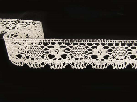 Koronka 5cm bawełniana zimny ecru