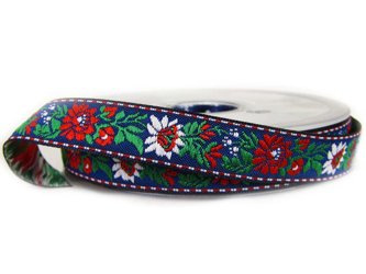 Taśma 15mm żakard KWIAT chaber