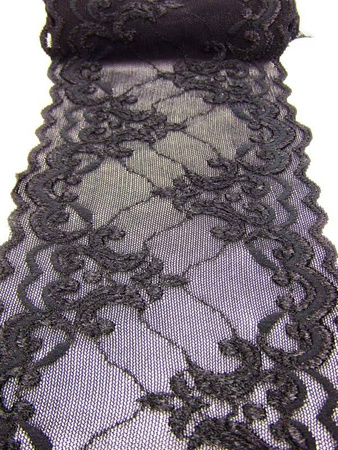 Wstawka 11cm elastyczna czarna