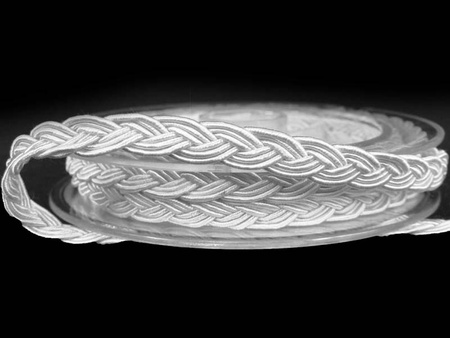 Taśma 0,7cm galonowa biała