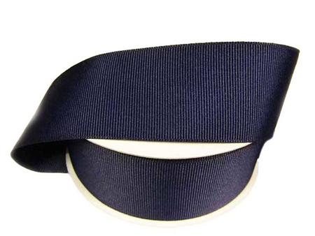 Taśma 38mm ryps poliestrowa granat