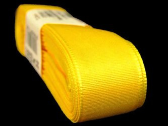 Wstążka 20mm tafta żółta