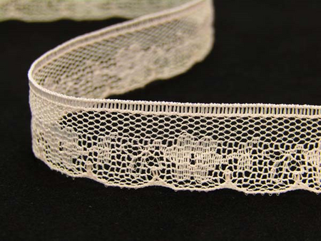 Koronka 1,4cm stabilna beż różowy