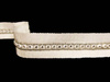 Wstawka 2,5cm rypsowa CYRKONIA ivory
