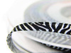 Wstążka 5mm lurex ZEBRA srebrna