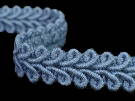 Taśma 1cm galonowa bawełna niebieska