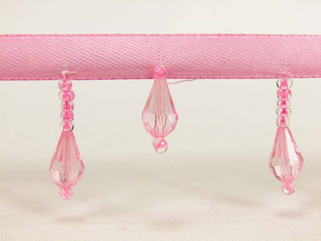 Taśma 3cm atłas SOPLE róż