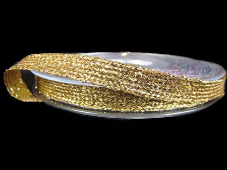 Taśma 10mm ozdobna REXOR złota