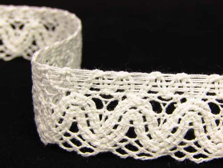 Koronka 2,3cm bawełniana kość słoniowa