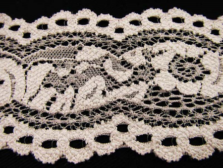 Wstawka 6cm elastyczna pudrowy róż