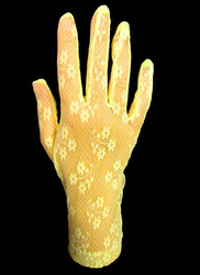 Rękawiczka KORONKA cytrynowa