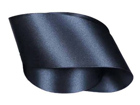 Wstążka 50mm atłas granat