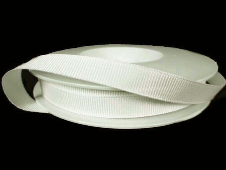 Taśma 9mm ryps poliestrowa ivory