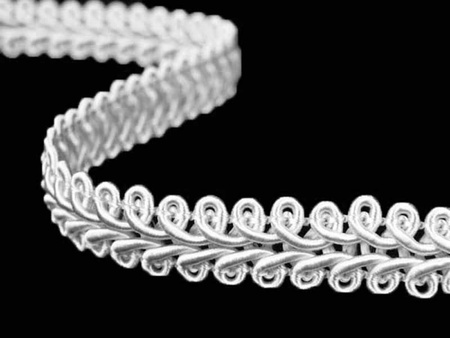 Taśma 1cm galonowa wiskoza biała