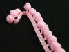 Taśma 1,8cm POMPONIK poliester róż