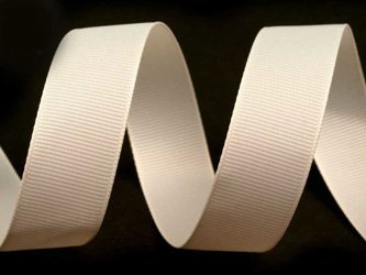 Taśma 19mm ryps poliestrowa ivory