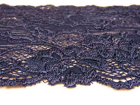 Wstawka 14cm elastyczna granat jasny