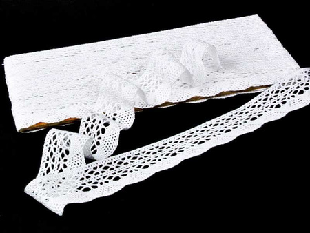 Koronka 3,2cm bawełniana biała
