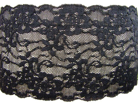 Wstawka 15,5cm elastyczna czarna