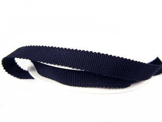Taśma 10mm ryps bawełniana granat