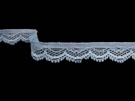 Koronka 1,7cm elastyczna niebieska