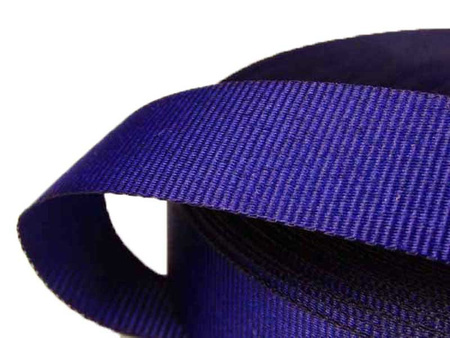 Taśma 22mm ryps poliestrowa jasny granat