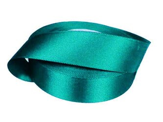 Wstążka 24mm atłas morski ciemny