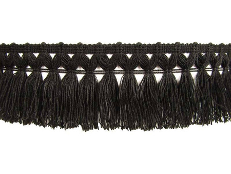Taśma 8cm FRĘDZEL poly czarna
