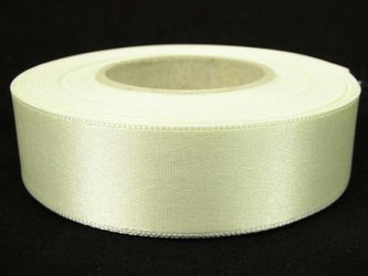 Wstążka 24mm atłas ecru jasny
